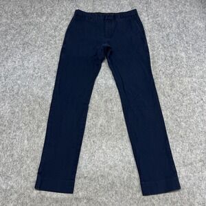Vince Pants Mens 30x30 Navy Blue Chino Stretch Casual Office Trousers Work